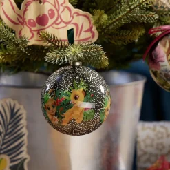 Gifi Boule de Noël Disney noire Simba Ø7,5cm^ Décoration Sapin