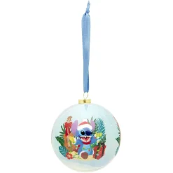 Gifi Boule de Noël Disney Stitch bleu Ø7,5cm^ Décoration Sapin