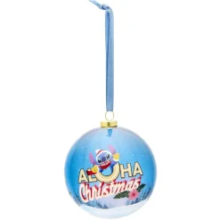 Gifi Boule de Noël Disney Stitch bleu Ø7,5cm^ Décoration Sapin