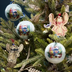 Gifi Boule de Noël Disney Stitch bleu Ø7,5cm^ Décoration Sapin