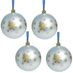 Gifi Boule de Noël Disney Stitch bleu Ø8cm x4^ Décoration Sapin