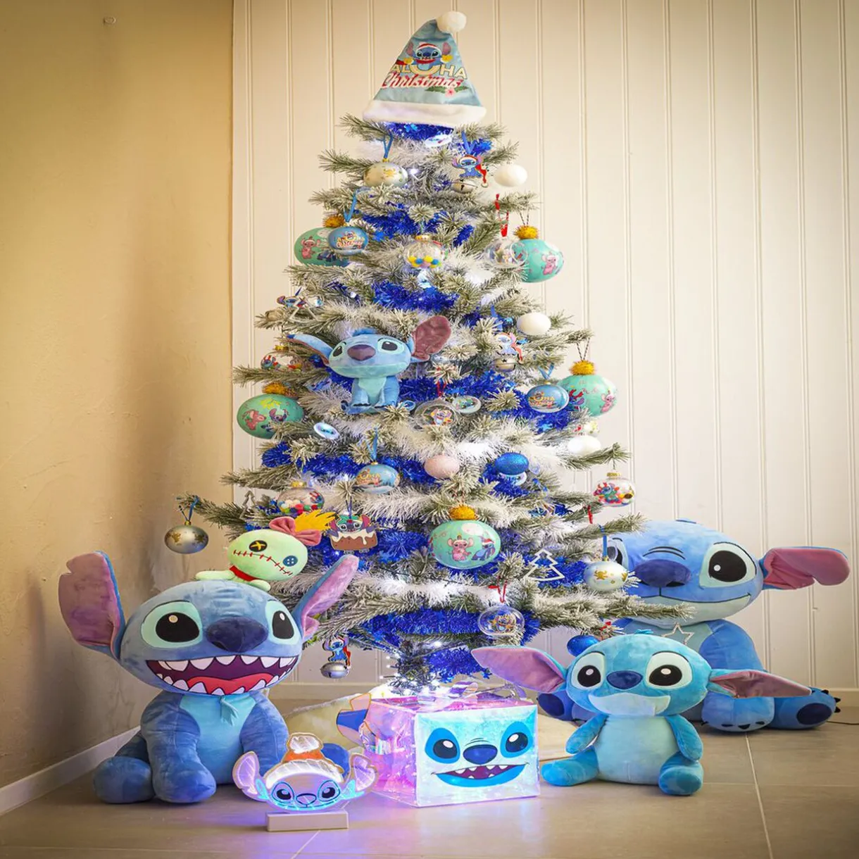 Best Gifi Boule de Noël Disney Stitch Ø8cm