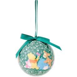 Gifi Boule de Noël Disney Winnie L'ourson vert foncé Ø7,5cm^ Décoration Sapin