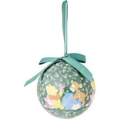 Gifi Boule de Noël Disney Winnie L'ourson vert Ø10cm^ Décoration Sapin