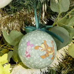 Gifi Boule de Noël Disney Winnie L'ourson vert Ø10cm^ Décoration Sapin