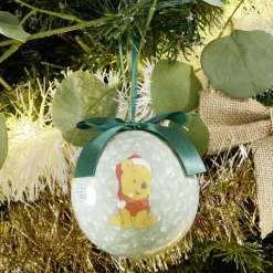 Gifi Boule de Noël Disney Winnie L'ourson vert Ø10cm^ Décoration Sapin