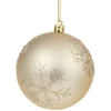 Gifi Boule de Noël dorée à paillettes Ø8 cm^ Décoration Sapin