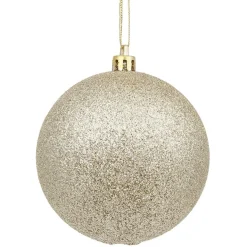 Gifi Boule de Noël dorée à paillettes Ø8 cm^ Décoration Sapin