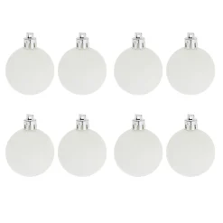 Gifi Boule de Noël dorée et blanche x25^ Décoration Sapin