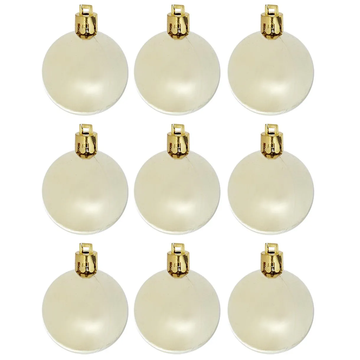 Gifi Boule de Noël dorée et blanche x25^ Décoration Sapin