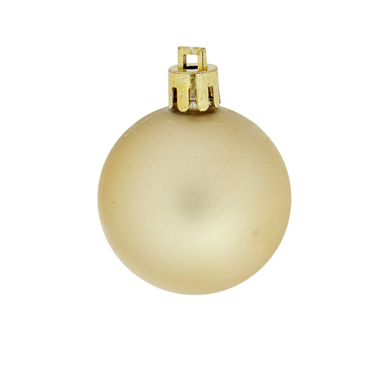 Gifi Boule de Noël dorée et blanche x25^ Décoration Sapin