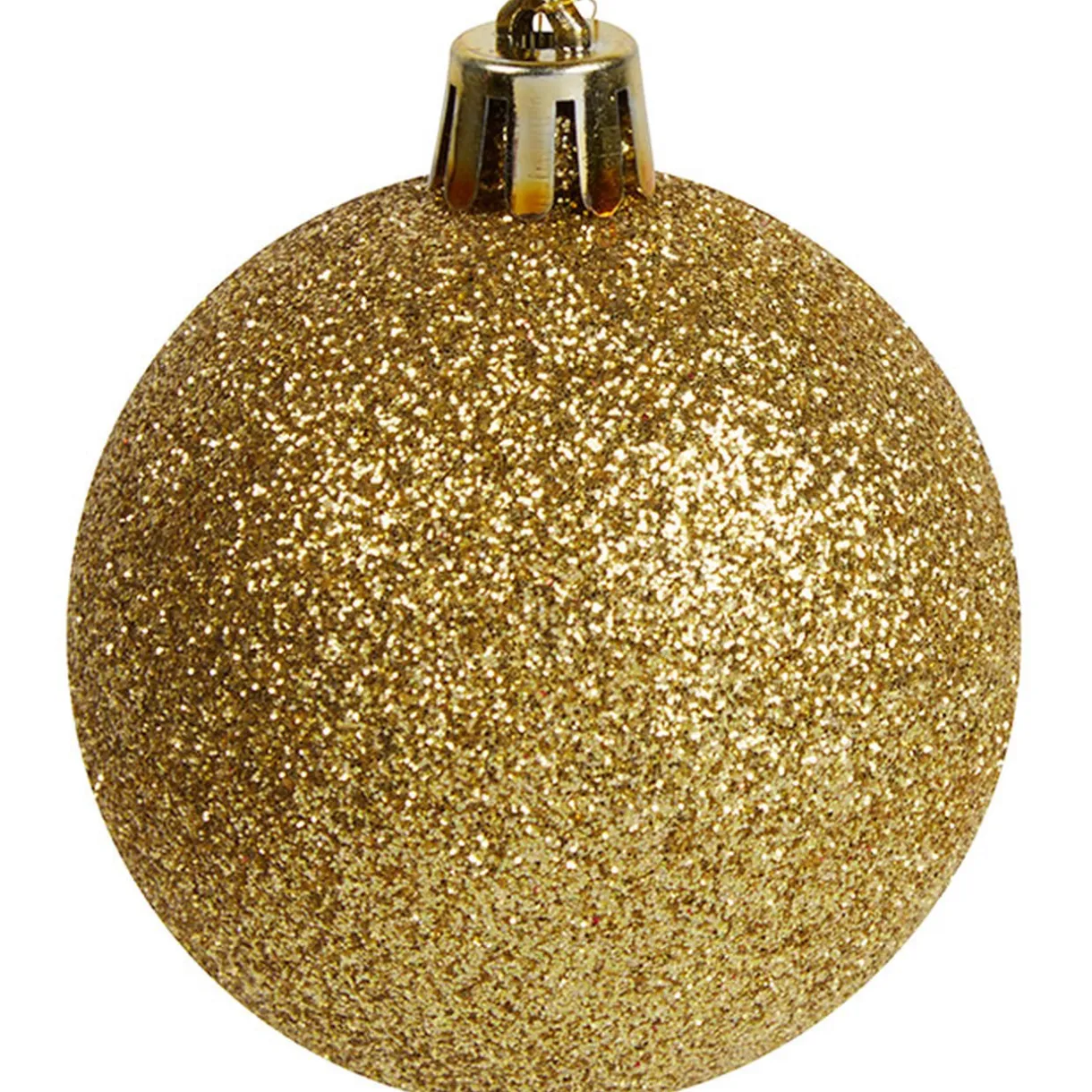 Gifi Boule de Noël dorée pailletée x6^ Décoration Sapin