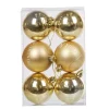 Gifi Boule de Noël dorée x 6^ Décoration Sapin