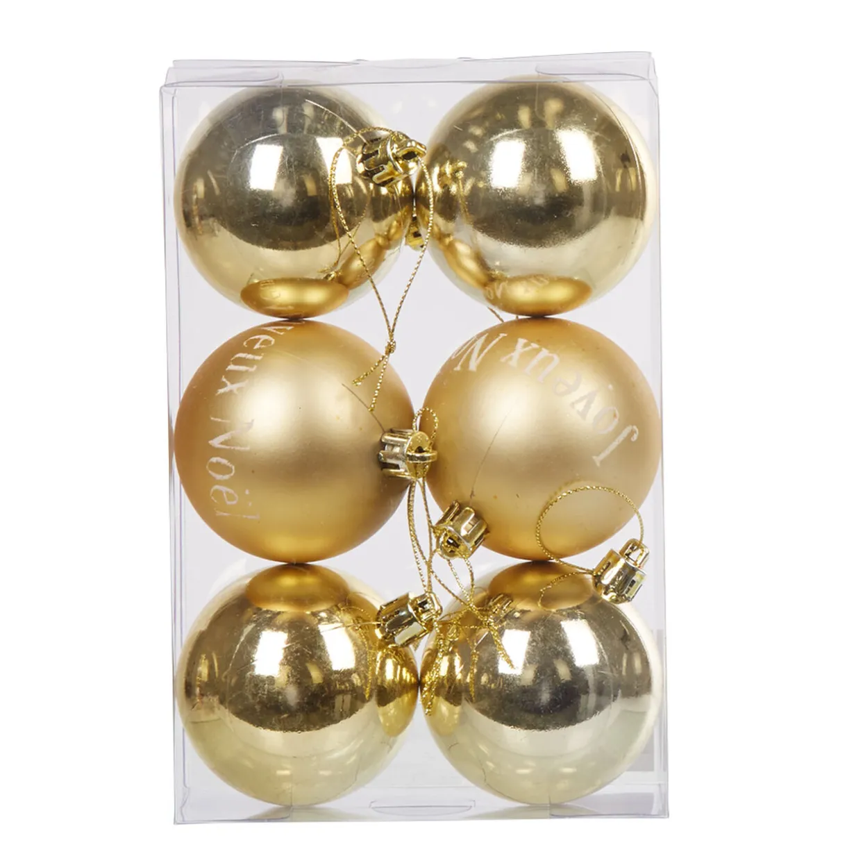 Gifi Boule de Noël dorée x 6^ Décoration Sapin