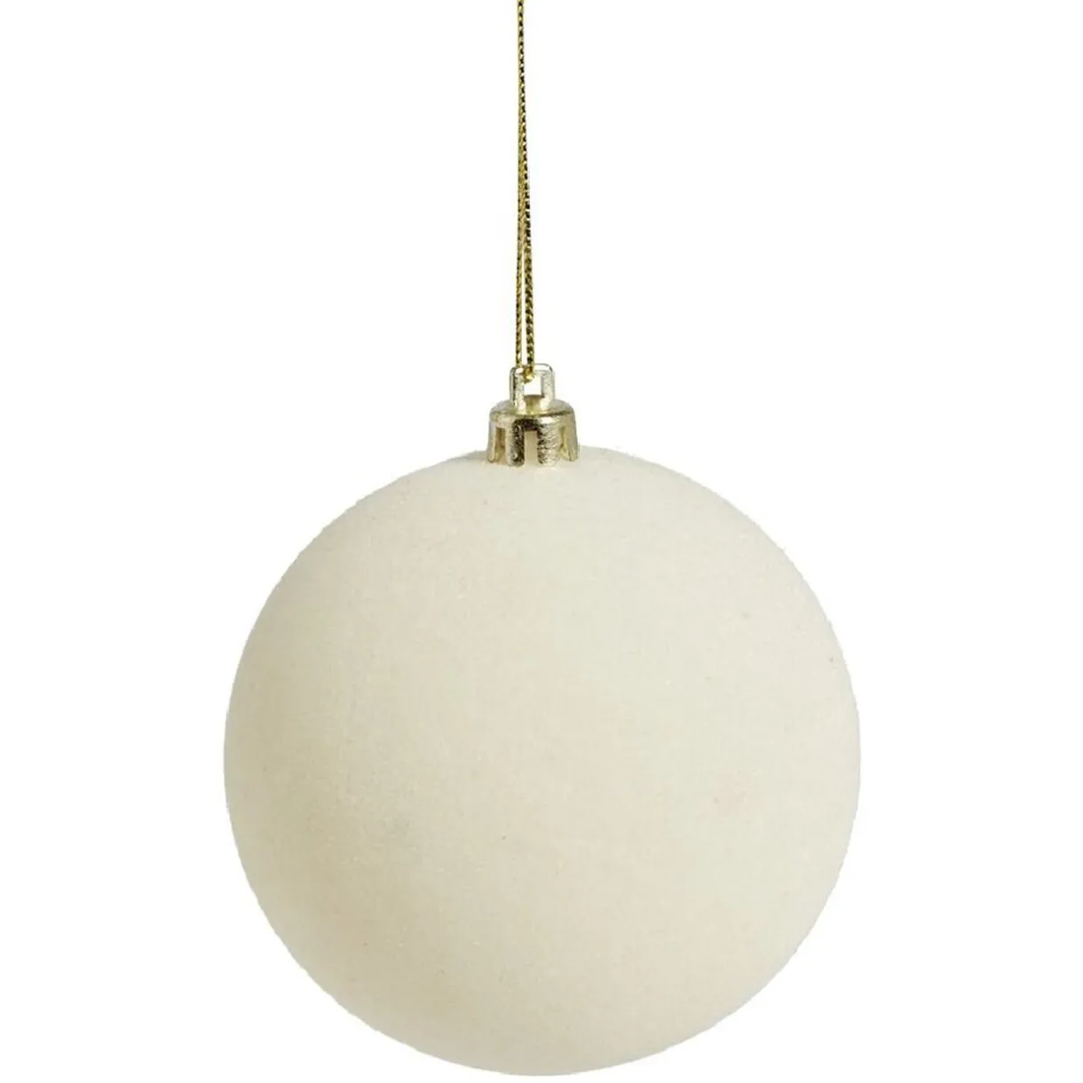 Gifi Boule de Noël effet velours Ø8cm x6^ Décoration Sapin