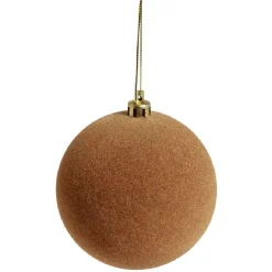 Gifi Boule de Noël effet velours Ø8cm x6^ Décoration Sapin