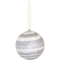 Gifi Boule de Noël en mousse design boréal bleu^ Décoration Sapin