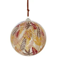 Gifi Boule de Noël en mousse design champêtre multicolore^ Décoration Sapin