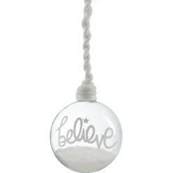 Gifi Boule de Noël en verre à suspendre^ Décoration Sapin