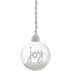 Gifi Boule de Noël en verre à suspendre^ Décoration Sapin