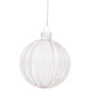 Gifi Boule de Noël en verre à suspendre^ Décoration Sapin