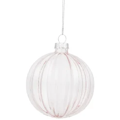 Gifi Boule de Noël en verre à suspendre^ Décoration Sapin