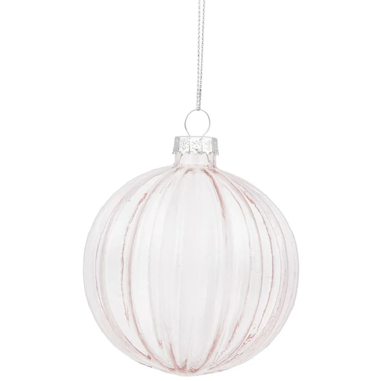 Gifi Boule de Noël en verre à suspendre^ Décoration Sapin