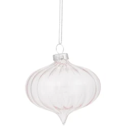 Gifi Boule de Noël en verre à suspendre^ Décoration Sapin