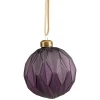 Gifi Boule de Noël en verre design origami Ø8cm^ Décoration Sapin