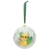 Gifi Boule de Noël en verre Disney Le Roi Lion verte et blanche Ø9,5cm^ Décoration Sapin