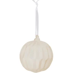 Gifi Boule de Noël en verre dépoli rose clair Ø8cm^ Décoration Sapin