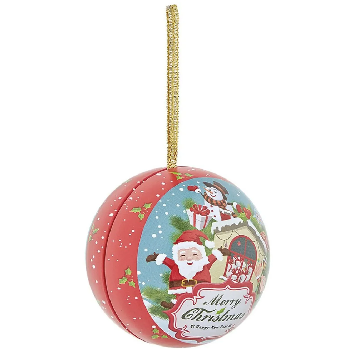 Gifi Boule de Noël esprit traditionnel A remplir^ Décoration Sapin