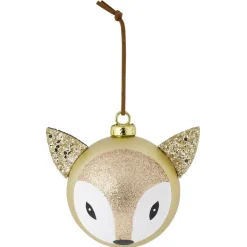 Gifi Boule de Noël faon doré Ø8cm^ Décoration Sapin