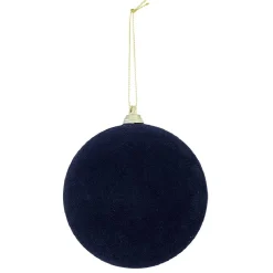 Gifi Boule de Noël floqué velours^ Décoration Sapin