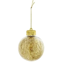 Sale Gifi Boule de Noël garnie de cheveux d'ange