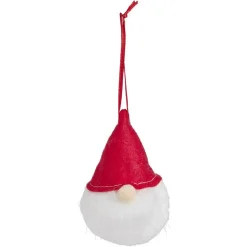 Sale Gifi Boule de Noël gnome rouge et blanc Ø6xH11cm