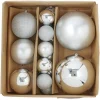 Gifi Boule de Noël gris argenté x15^ Décoration Sapin