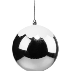 Gifi Boule de Noël gris argenté Ø12 cm x5^ Décoration Sapin