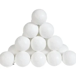 Best Gifi Boule de Noël imitation neige Ø6cm x24
