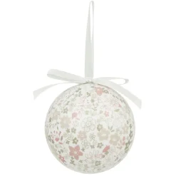 New Gifi Boule de Noël motif et inscription Merry Christmas Ø8 cm