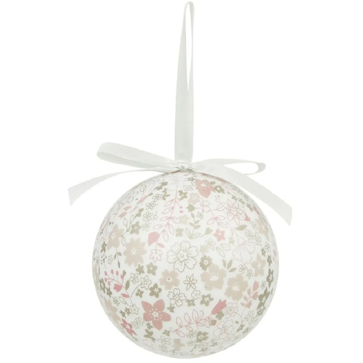 New Gifi Boule de Noël motif et inscription Merry Christmas Ø8 cm