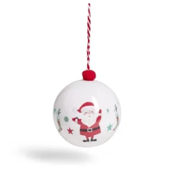 Outlet Gifi Boule de Noël motif traditionnel - 3 modèles