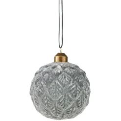 Gifi Boule de Noël motifs feuilles à suspendre^ Décoration Sapin