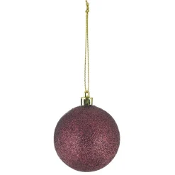 Gifi Boule de Noël mousse pailletée^ Décoration Sapin