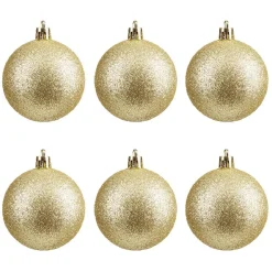 Sale Gifi Boule de Noël pailletée dorées Ø6cm x6