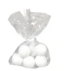 Hot Gifi Boule de Noël plastique blanc x6