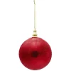 Gifi Boule de Noël rouge Ø10 cm^ Décoration Sapin