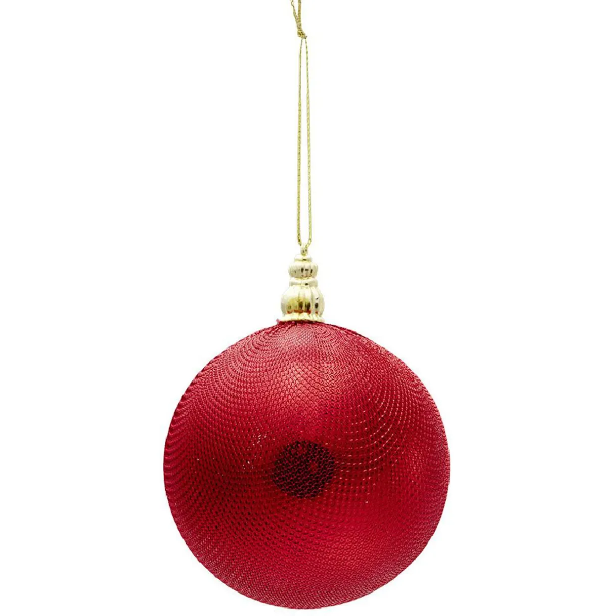 Gifi Boule de Noël rouge Ø10 cm^ Décoration Sapin