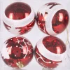 Gifi Boule de Noël rouge blanche x4^ Décoration Sapin