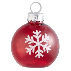Clearance Gifi Boule de Noël rouge porte-nom x4